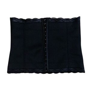 Under Where? Black Lace Corset Belt Size Medium – Stretchy Shapewear Fit